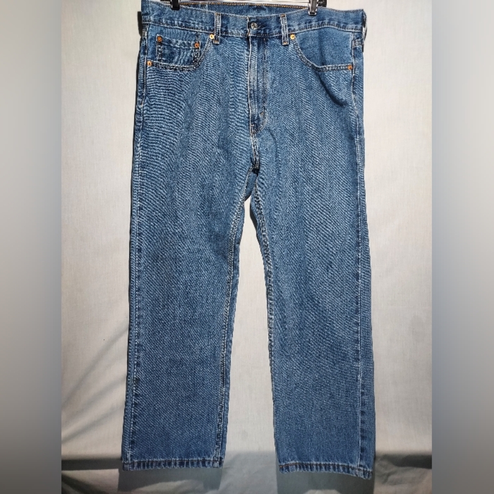 Levi's 505 Straight Leg 5 Pocket‎ Mens Jeans Size 38 X 30
